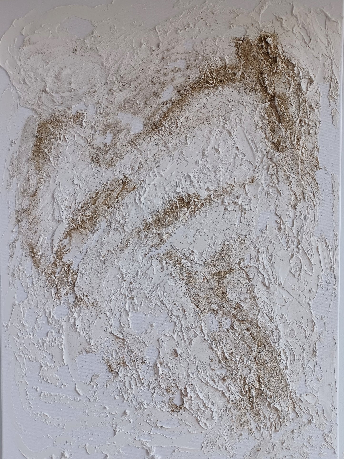 Textured Art #6 / original painting with Greek SAND