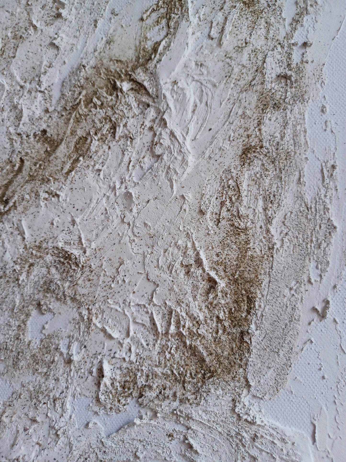 Textured Art #6 / original painting with Greek SAND