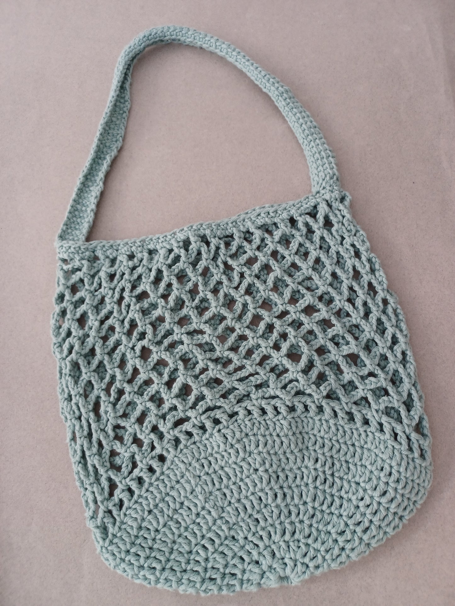 100 % handmade tote bag // market bag // knit by mum- LIMITED EDTION