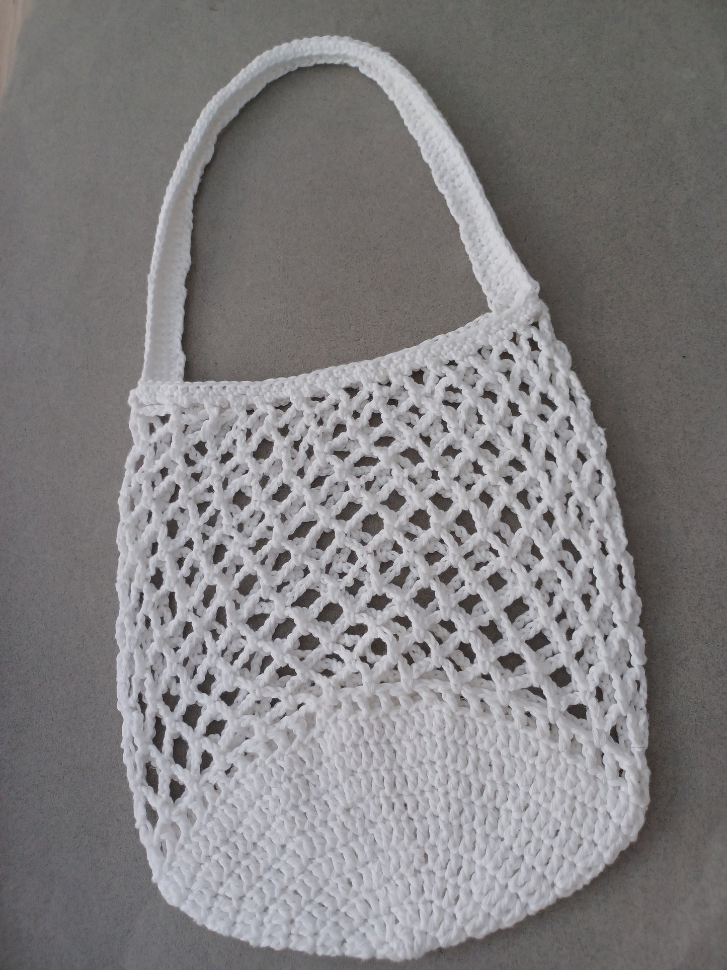 100 % handmade tote bag // market bag // knit by mum- LIMITED EDTION