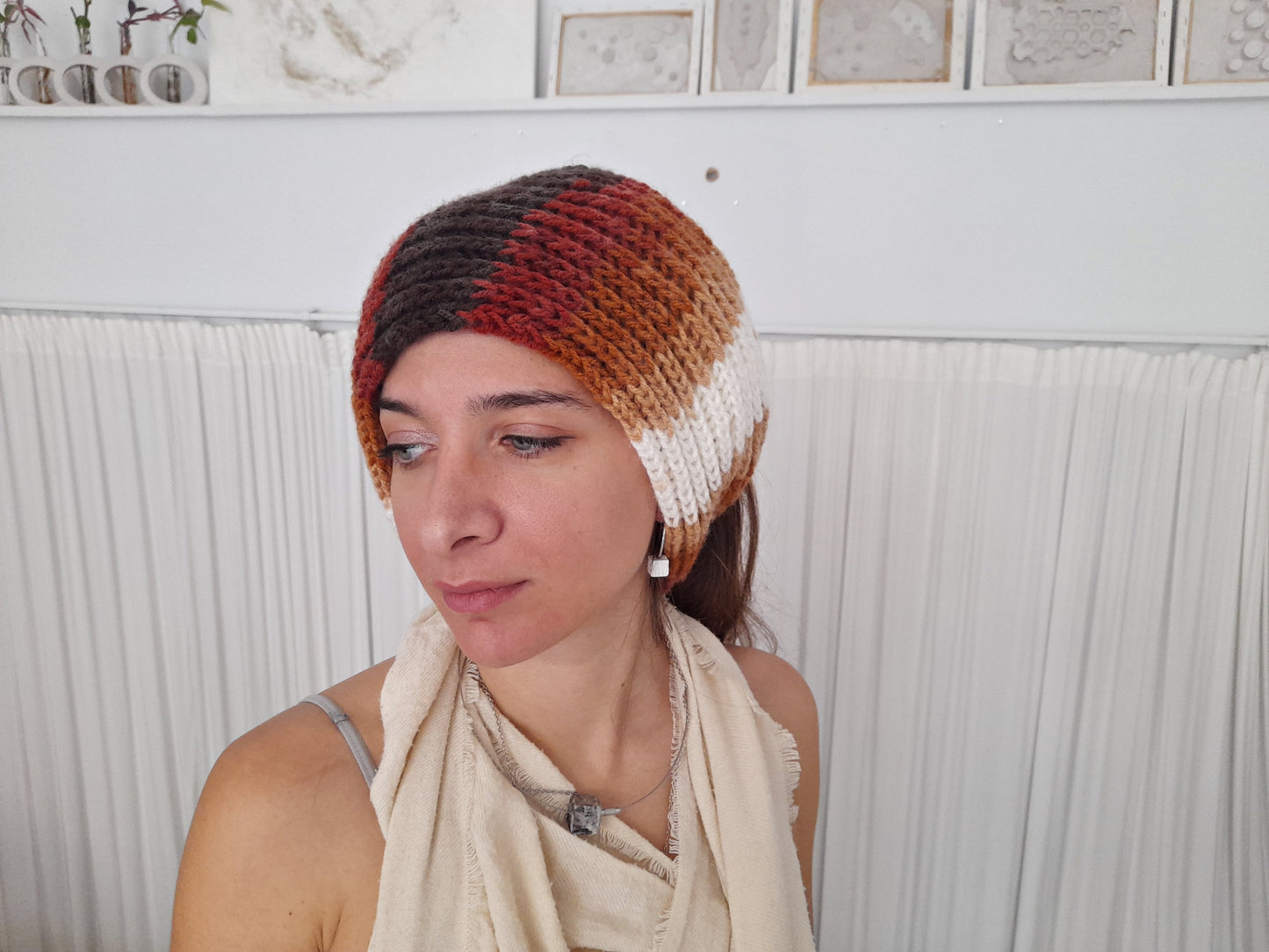 Infinity scarf // schawl // head wrap // knit by mum // LIMITED EDITION