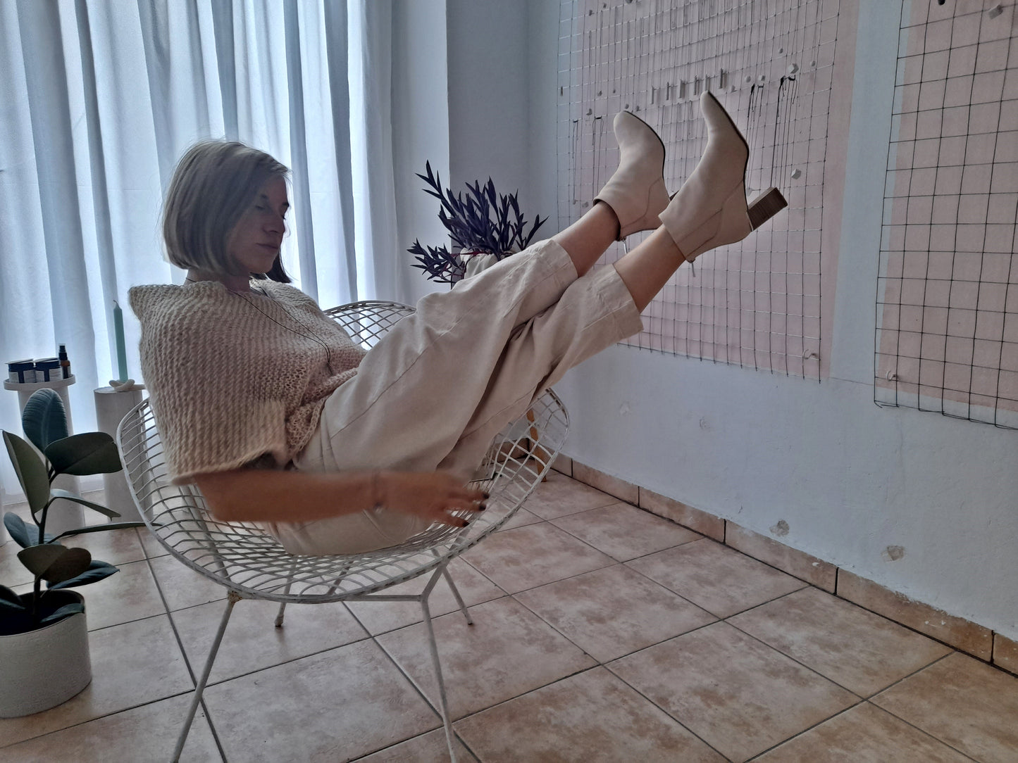 Body wrap // poncho // scarf // knit by mum // LIMITED EDITION