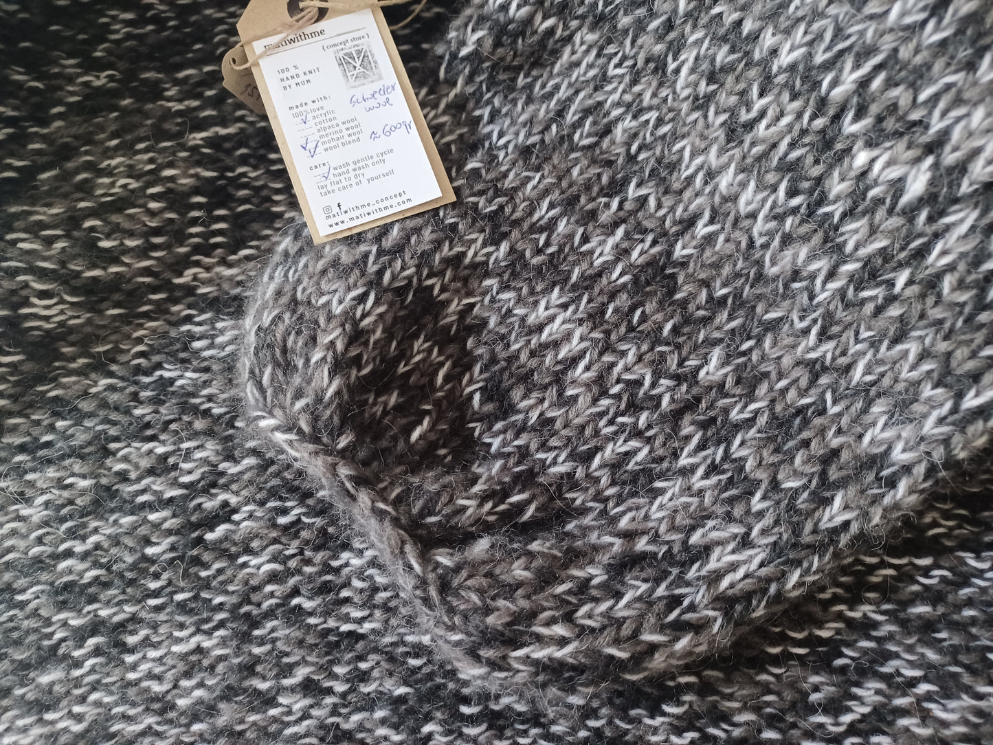 Luxury woolen cardigan // mohair blend // triple yarn // limited edition // 100% knit by mum