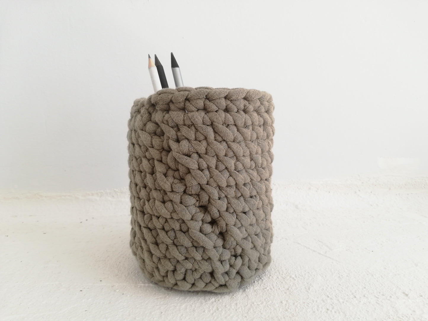 Crochet cotton basket small // sage green //LIMITED EDITION//