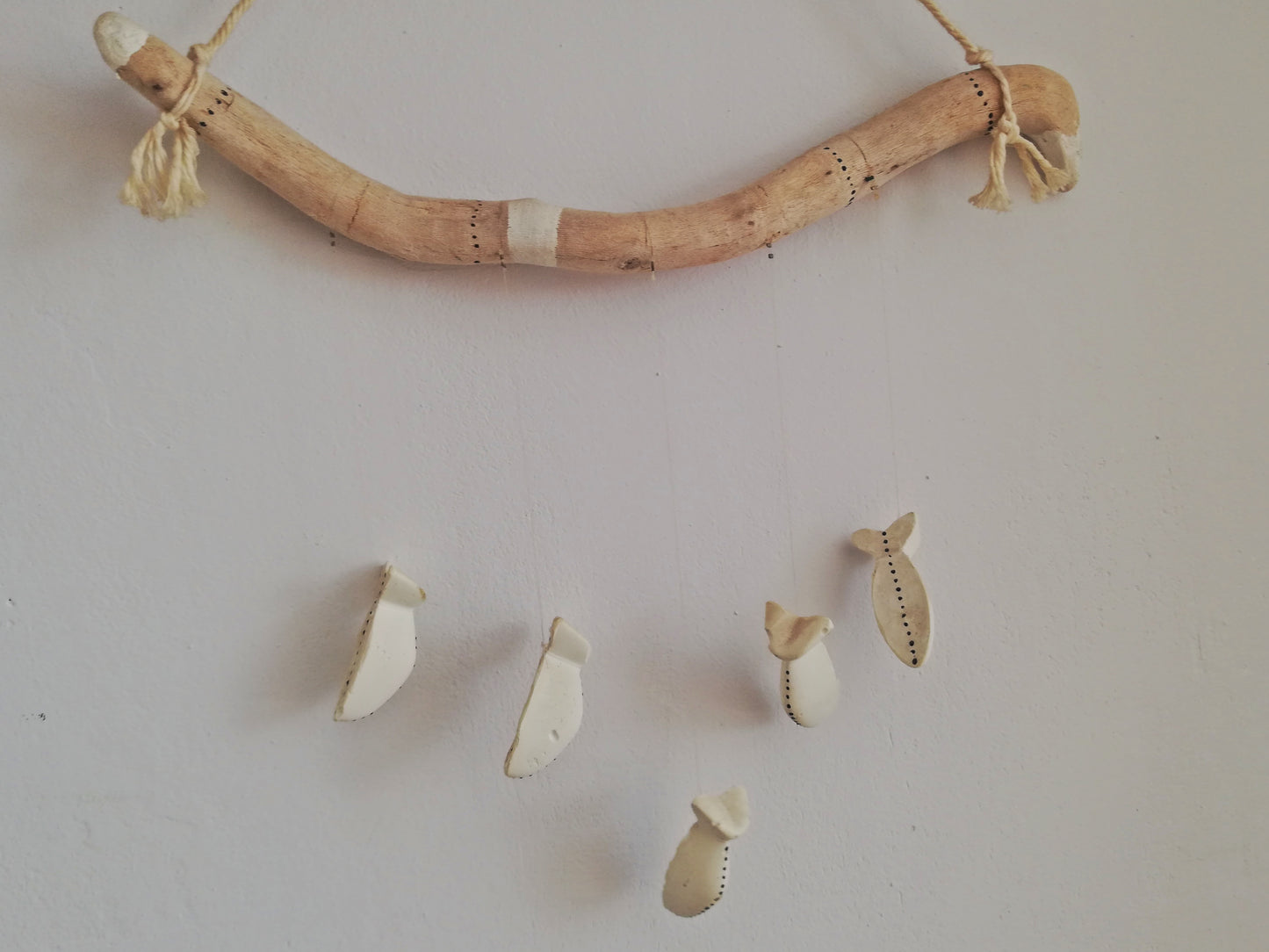 Shark wall hanging // driftwood and plaster gypsum // LIMITED EDITION //