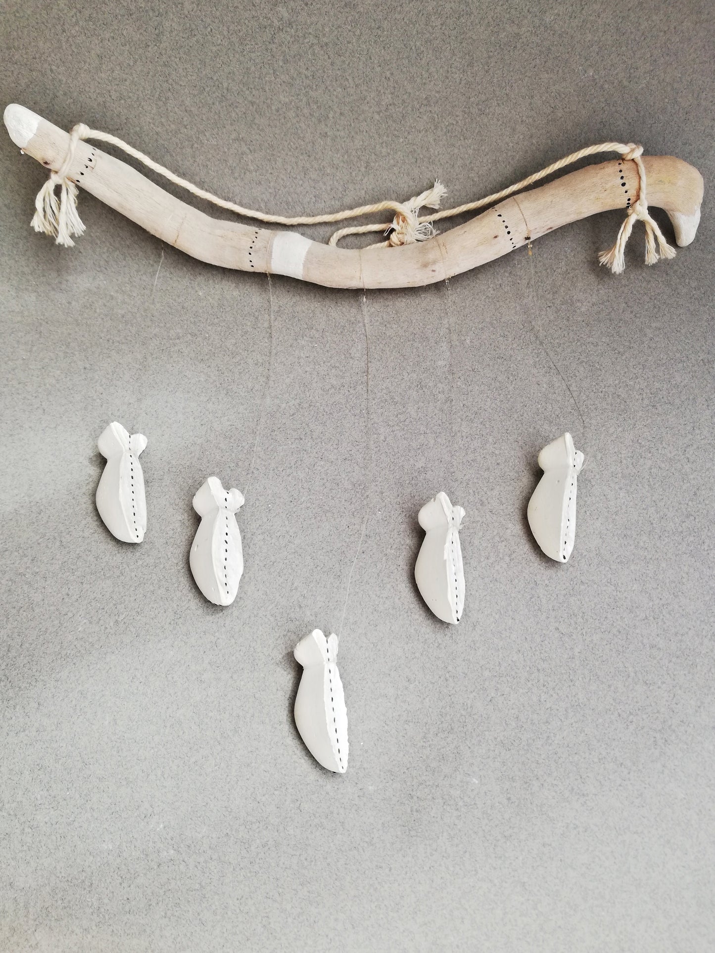 Shark wall hanging // driftwood and plaster gypsum // LIMITED EDITION //