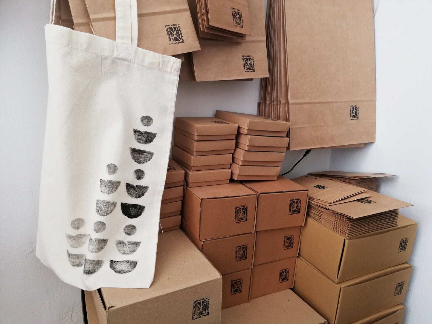 Tote bag // HANDMADE BLOCK PRINT