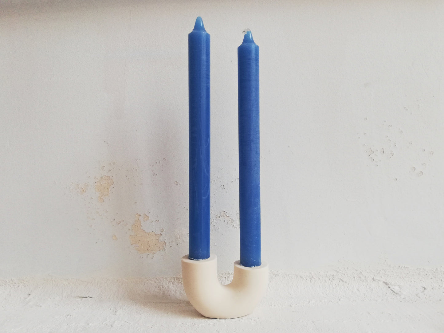 Candle holder // double tube