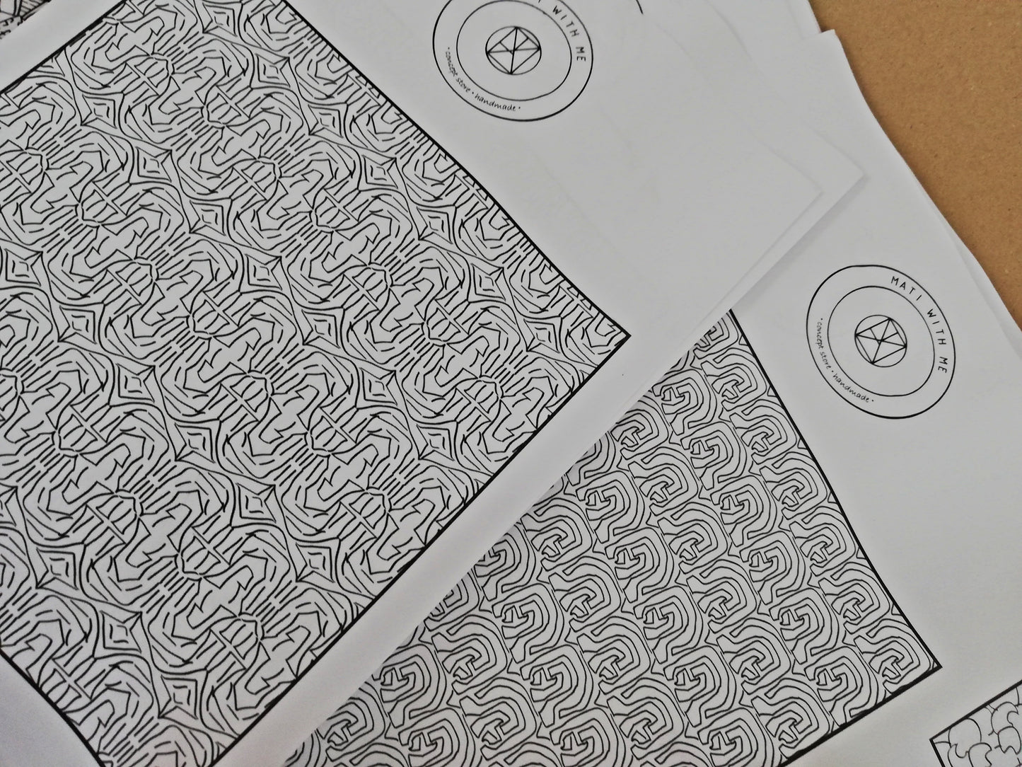 COLORING BOOK / 35 different patterns / printable relaxation pages / anti-stress art theraphy / mindfulness / unlimited digital download