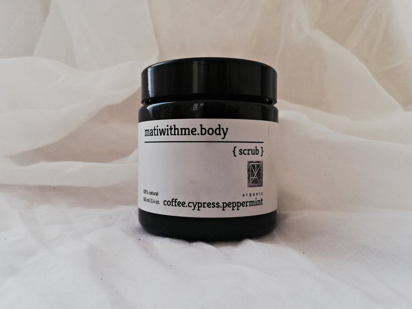 Body scrub //coffee cypress peppermint//