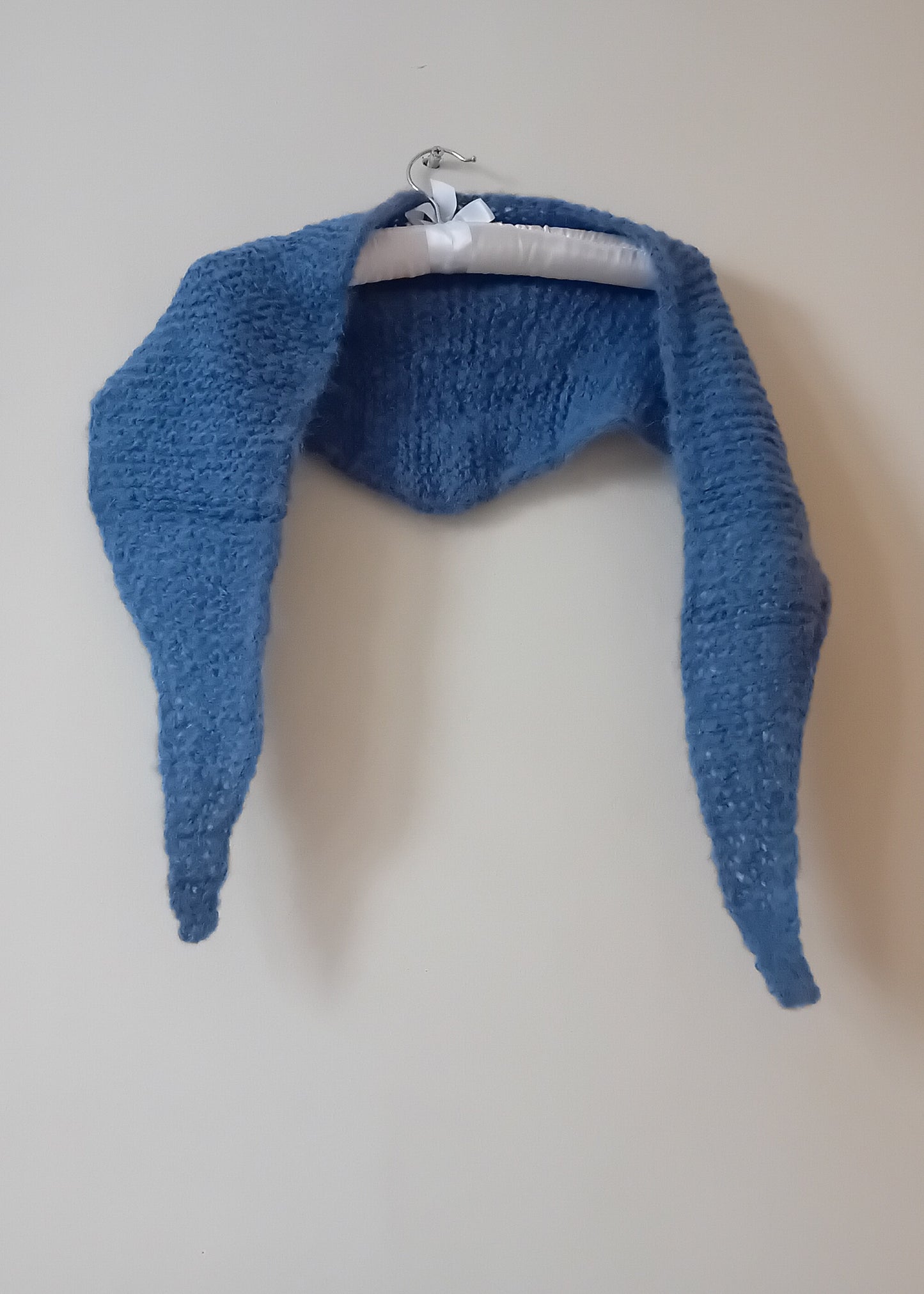 soft blue scarf // wool and alpaca mix