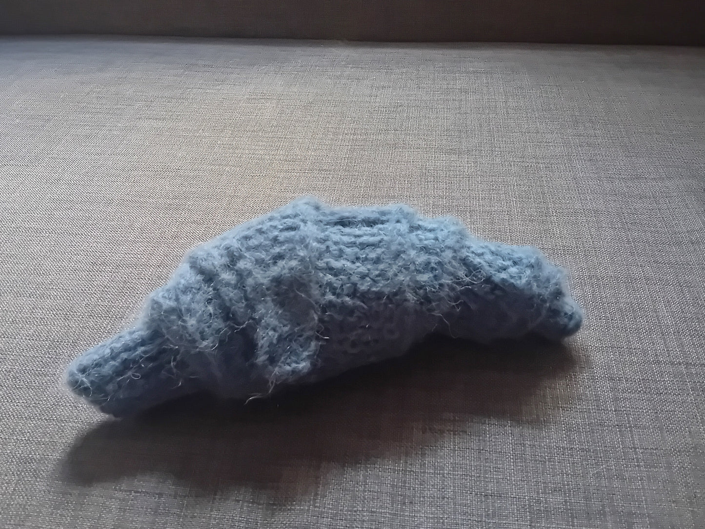 soft blue scarf // wool and alpaca mix