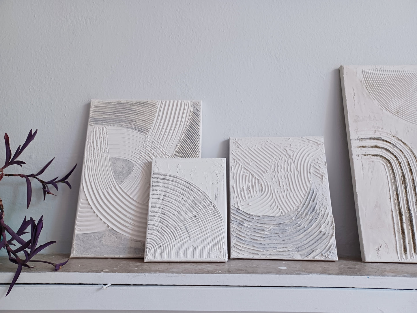 Textured Art #3 / original painting with Greek SAND