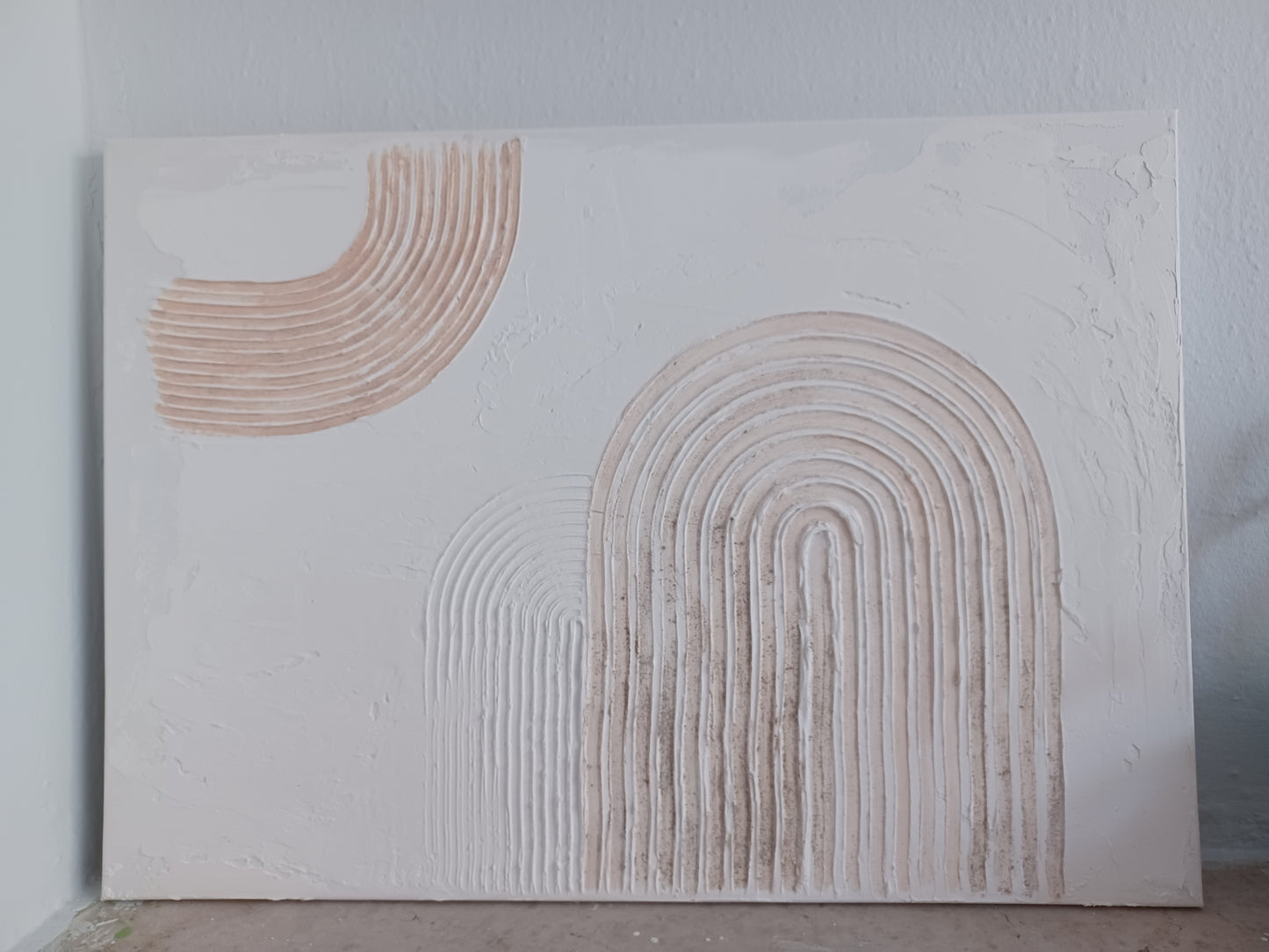Textured Art #5 / original painting with Greek SAND