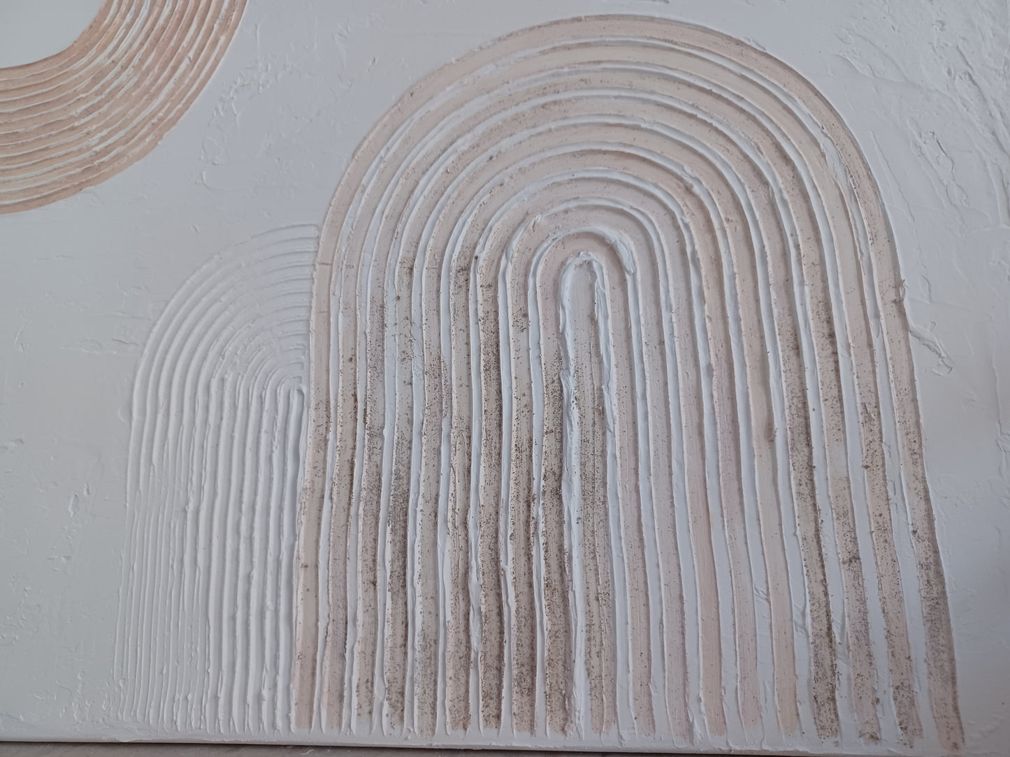 Textured Art #5 / original painting with Greek SAND