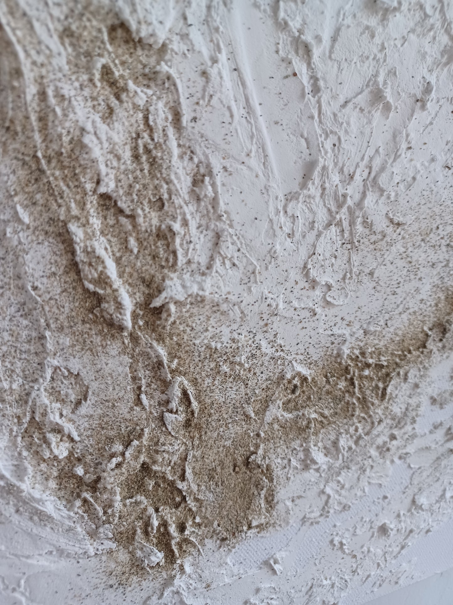 Textured Art #6 / original painting with Greek SAND