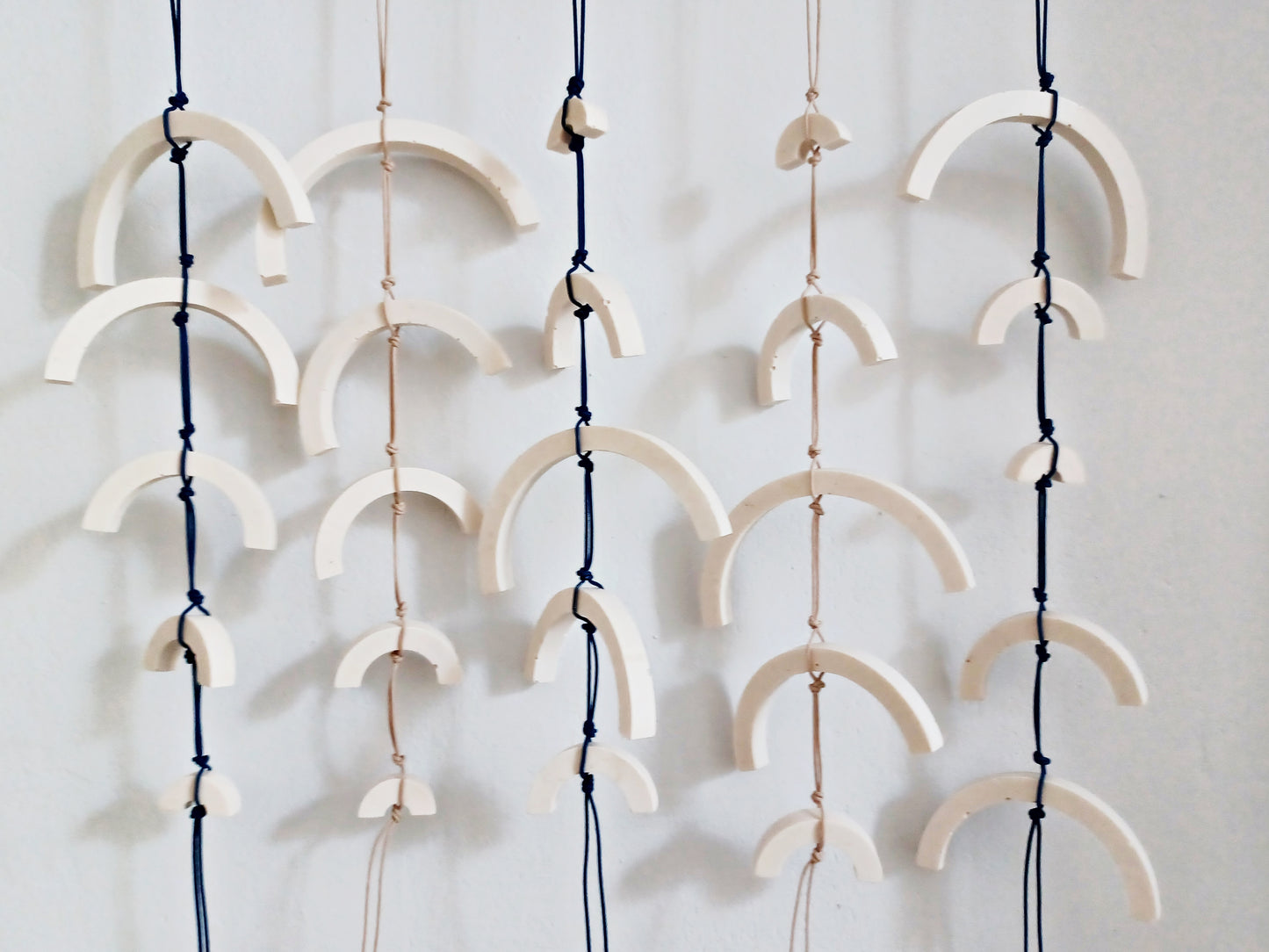 DIY Rainbow wall hanging // modular wall art