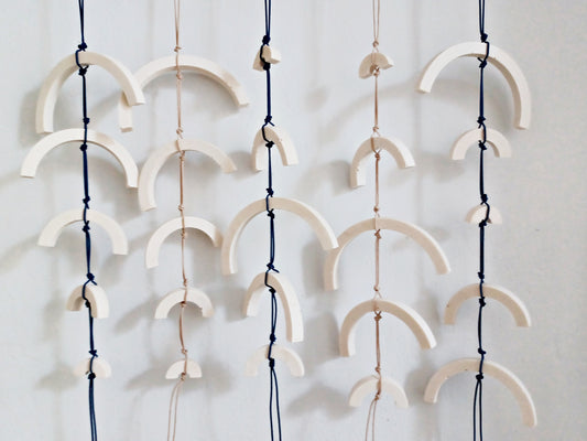 DIY Rainbow wall hanging // modular wall art