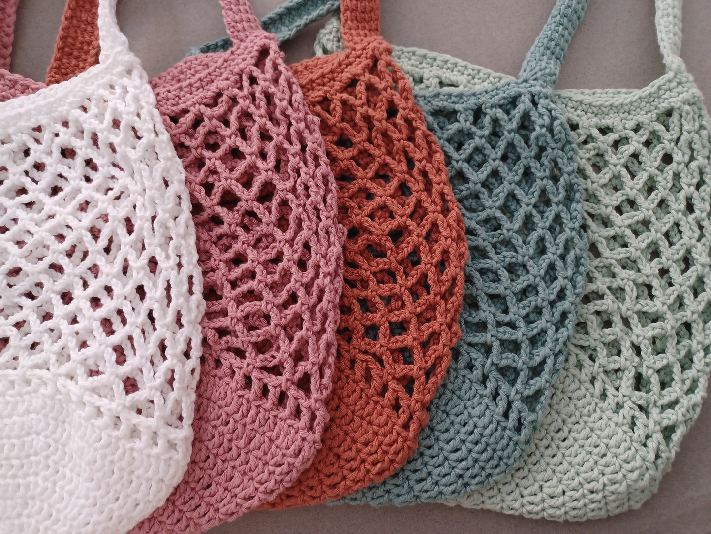 100 % handmade tote bag // market bag // knit by mum- LIMITED EDTION