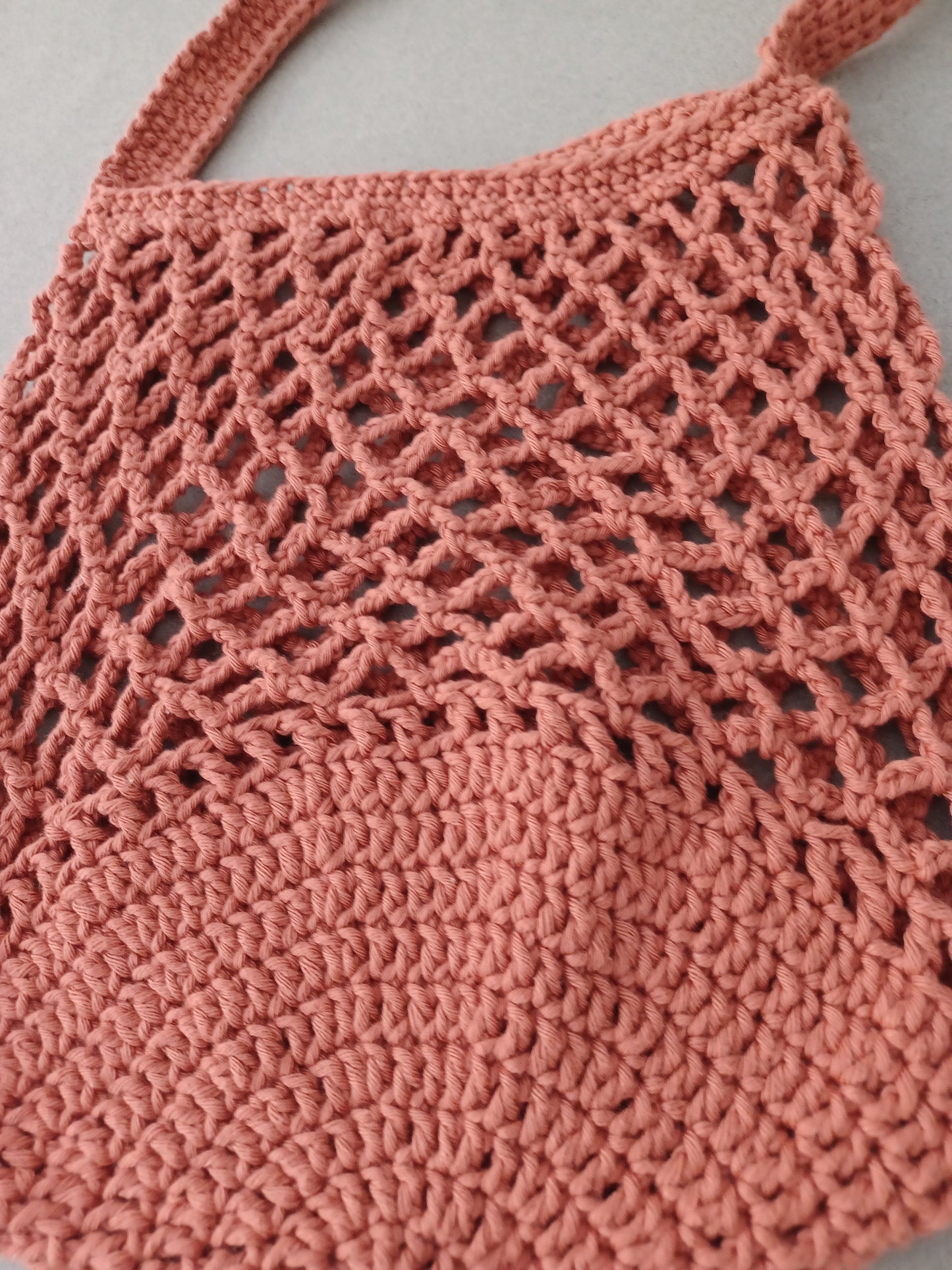 100 % handmade tote bag // market bag // knit by mum- LIMITED EDTION