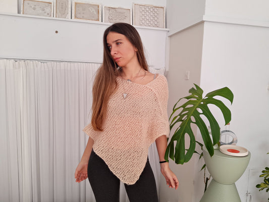 Body wrap // poncho // scarf // knit by mum // LIMITED EDITION