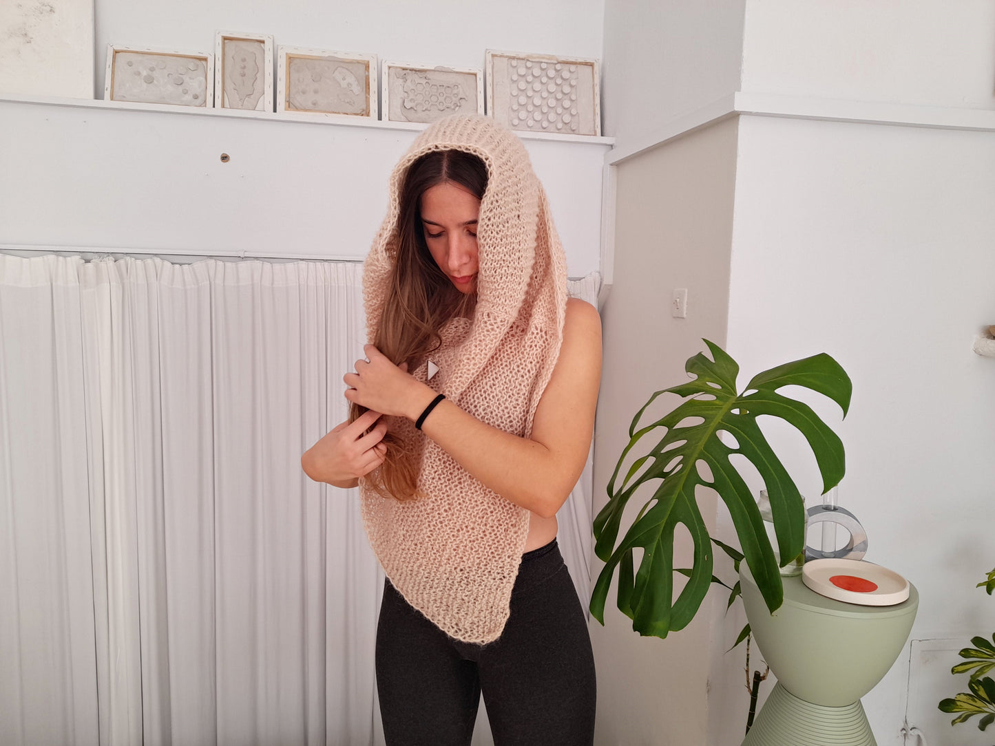 Body wrap // poncho // scarf // knit by mum // LIMITED EDITION