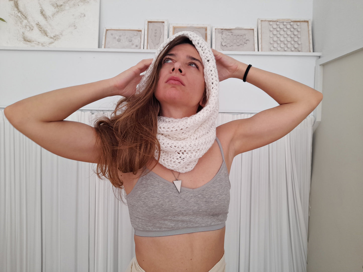 Infinity scarf // schawl // head wrap // knit by mum // LIMITED EDITION