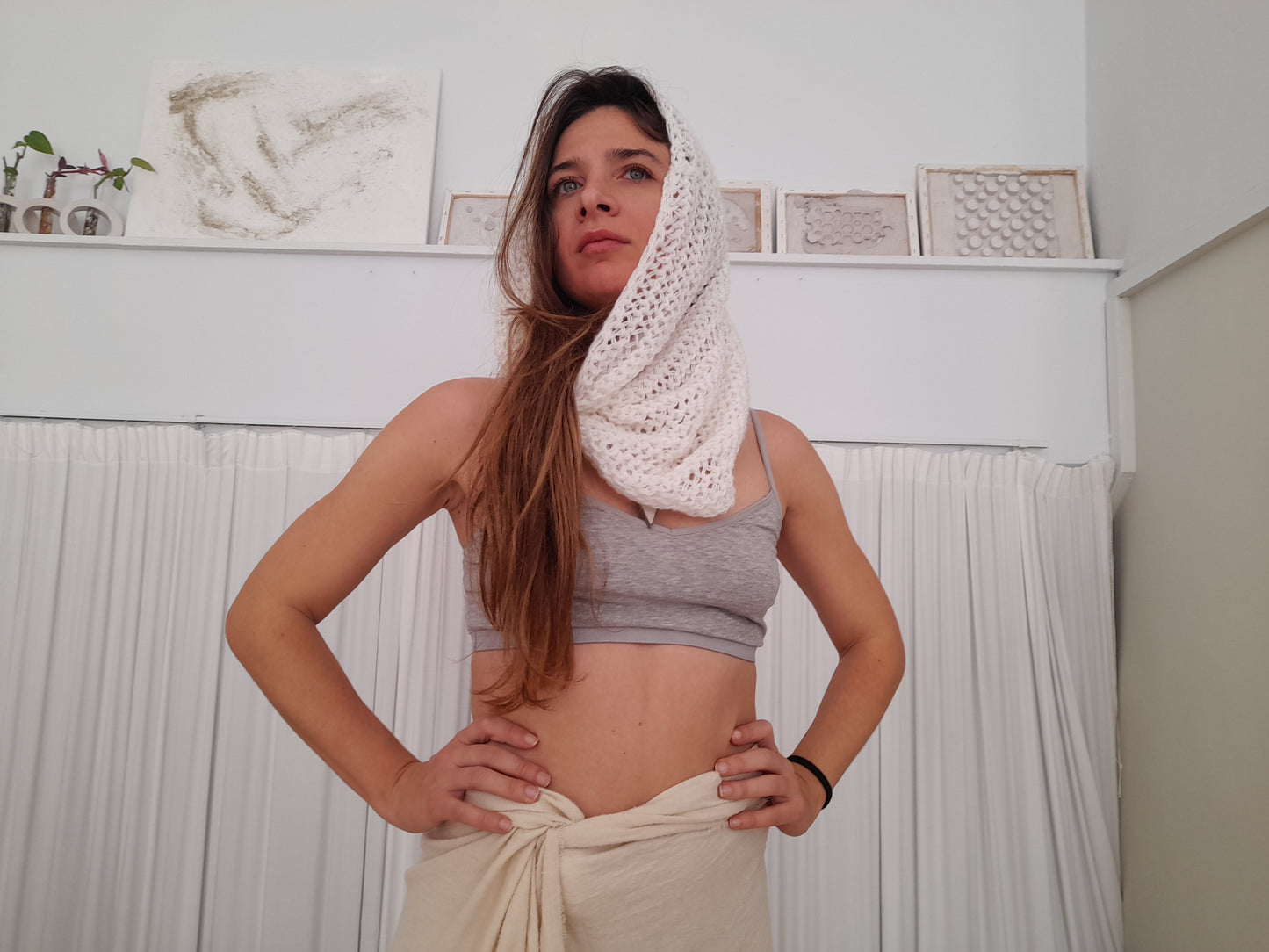 Infinity scarf // schawl // head wrap // knit by mum // LIMITED EDITION