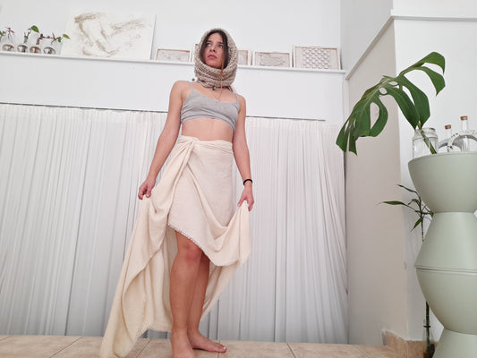 Infinity scarf // schawl // head wrap // knit by mum // LIMITED EDITION