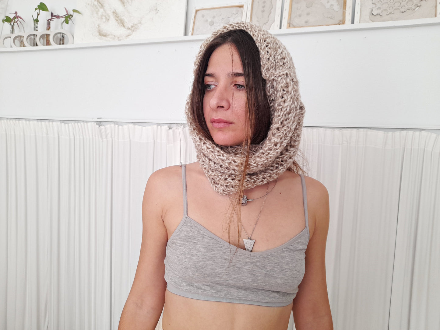 Infinity scarf // schawl // head wrap // knit by mum // LIMITED EDITION