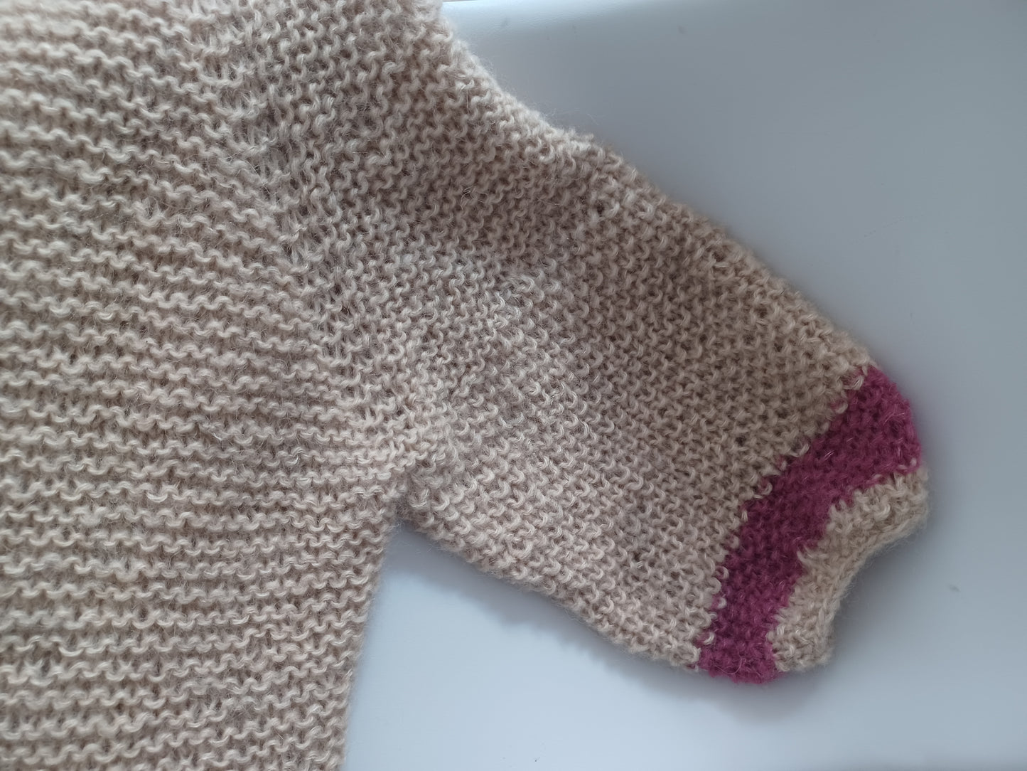 ALPACA KID SILK + MOHAIR blend yarn // Double yarn luxury cardigan // hand knit by mum // limited edition