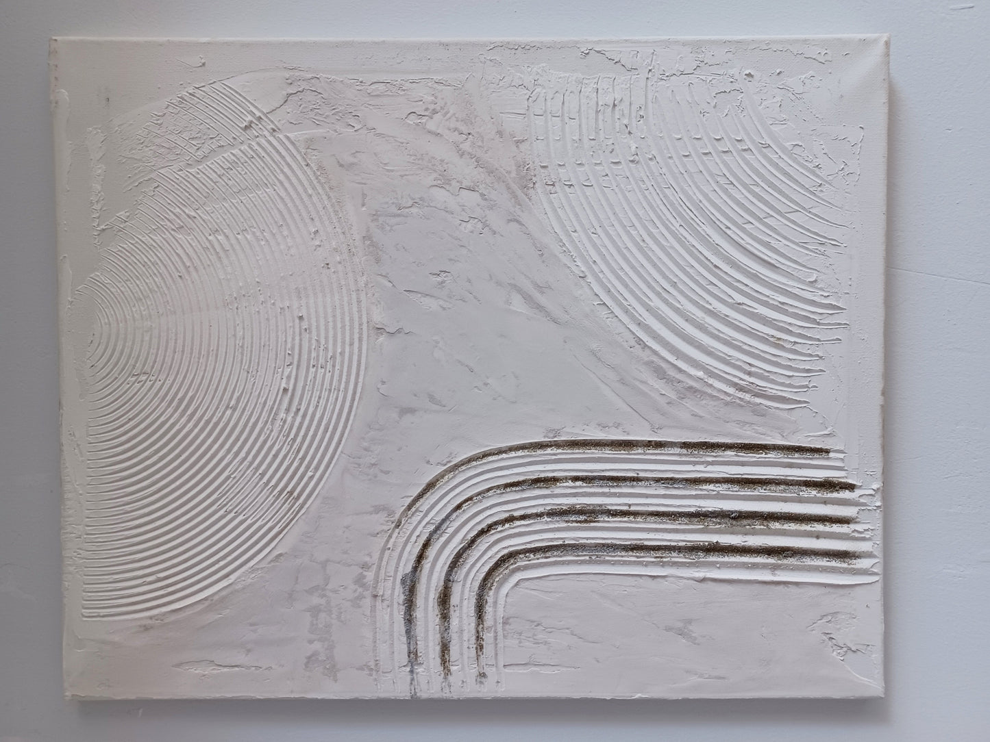 Textured Art #4 / original painting with Greek SAND