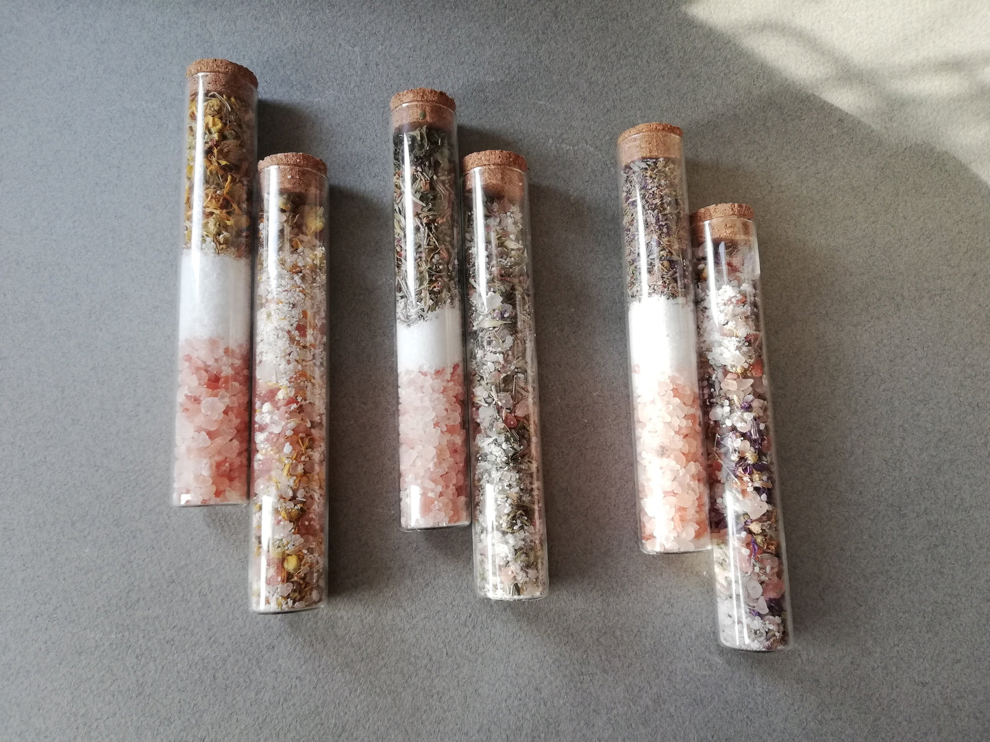 BATH SOAK // Plant propagation VASE with handmade base // set of THREE