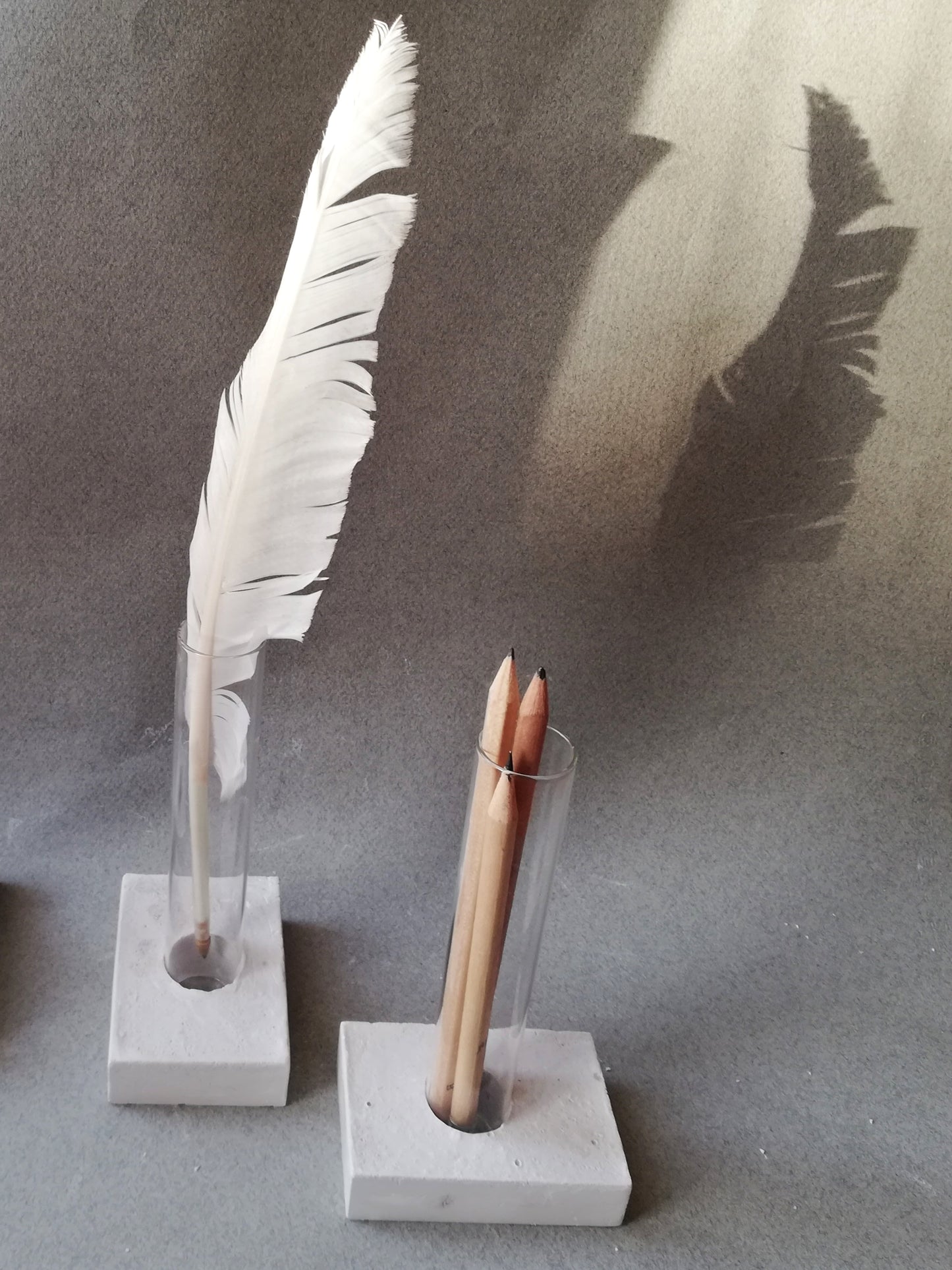 BATH SOAK // Plant propagation VASE with handmade base // set of THREE