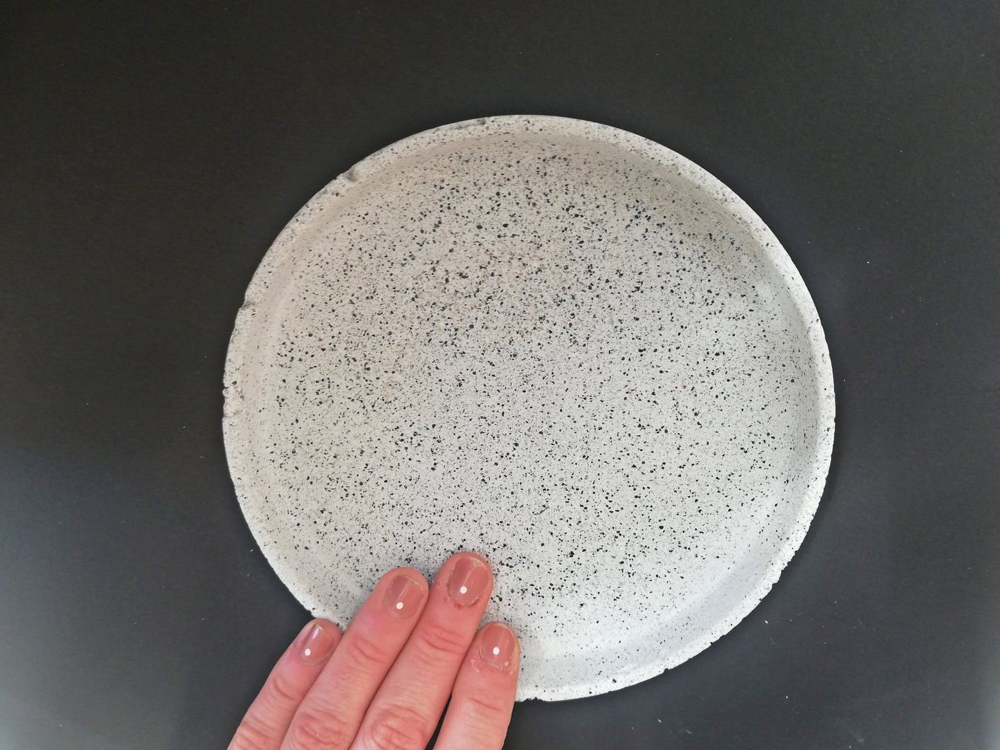 Large decorative tray // Jesmonite resin // Granite finish // LIMITED EDITION