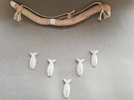 Shark wall hanging // driftwood and plaster gypsum // LIMITED EDITION //
