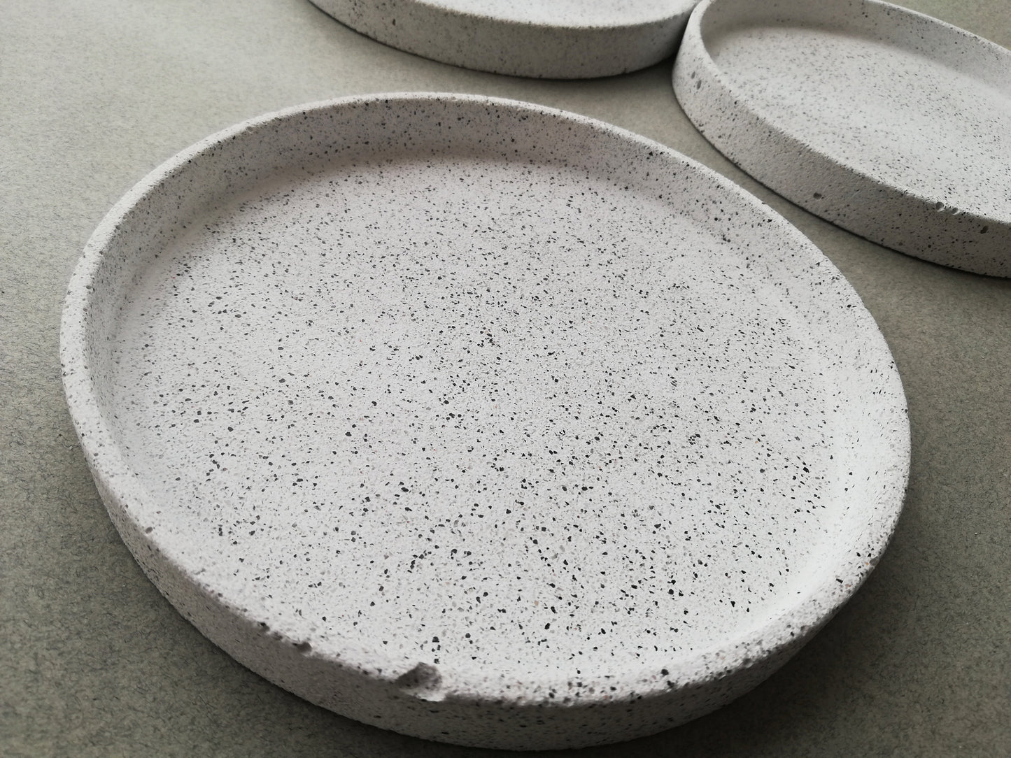 Large decorative tray // Jesmonite resin // Granite finish // LIMITED EDITION