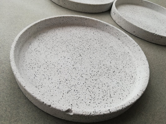 Large decorative tray // Jesmonite resin // Granite finish // LIMITED EDITION