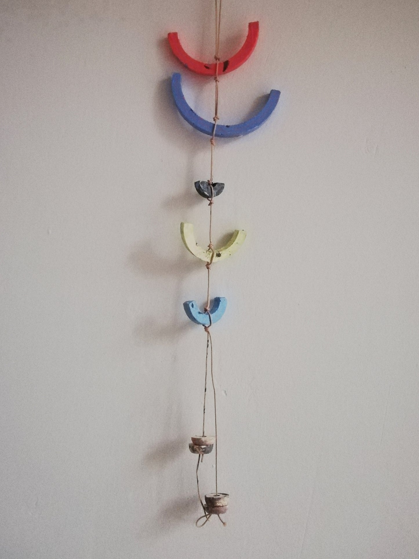 DIY Rainbow wall hanging // modular wall art