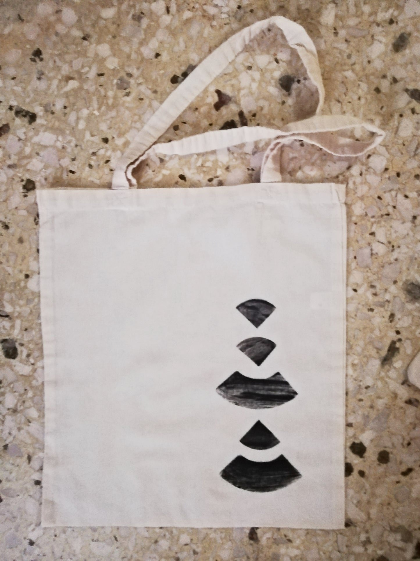 Tote bag // HANDMADE BLOCK PRINT signal