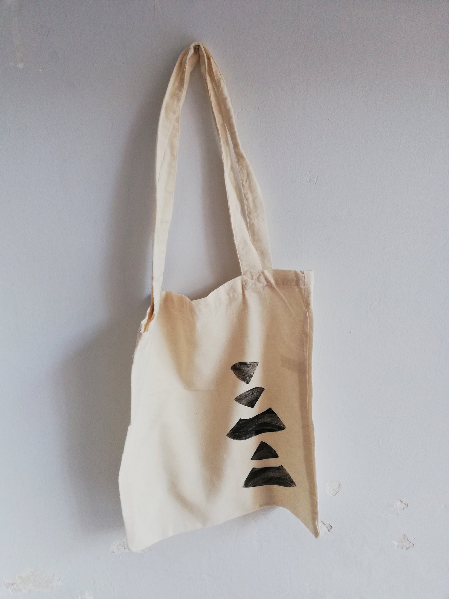 Tote bag // HANDMADE BLOCK PRINT signal