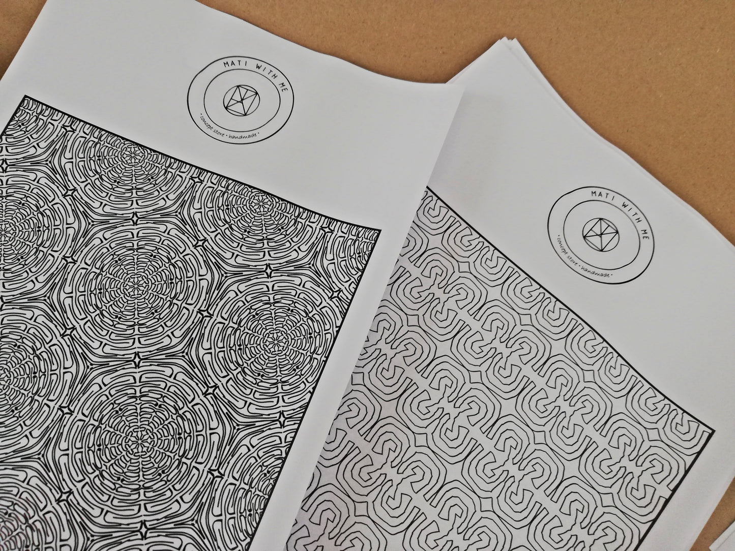 COLORING BOOK / 35 different patterns / printable relaxation pages / anti-stress art theraphy / mindfulness / unlimited digital download