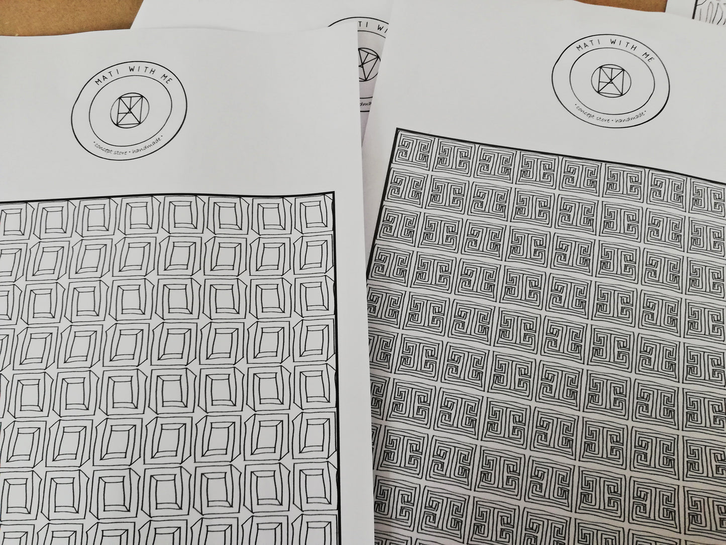 COLORING BOOK / 35 different patterns / printable relaxation pages / anti-stress art theraphy / mindfulness / unlimited digital download