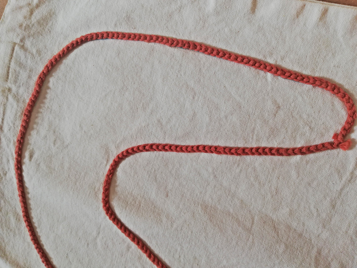 Cotton tote bag // cotton crochet yarn made by mum // irregular shapes // LIMITED EDITION
